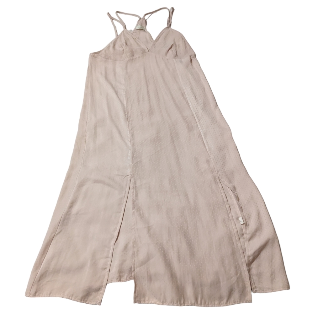 Blush pink slip dress